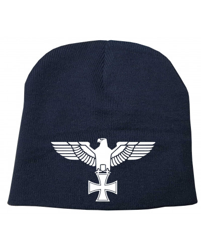 Bestickter Beanie "Fricka" (Adler, Kreuz)