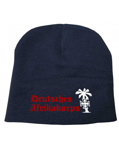 Bestickter Beanie "Fricka" (Deutsches Afrikakorps)
