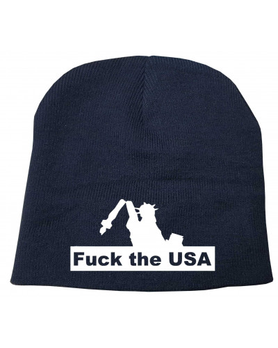 Bestickter Beanie "Fricka" (Fuck the USA)