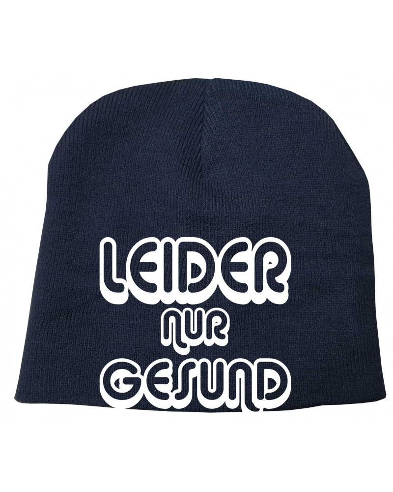 Bestickter Beanie "Fricka" (Leider nur Gesund)