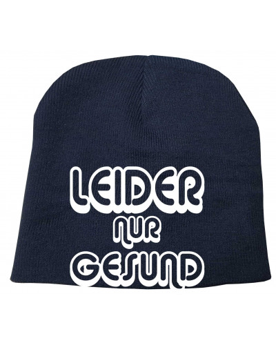 Bestickter Beanie "Fricka" (Leider nur Gesund)