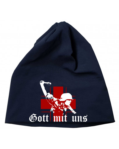 Bestickter Beanie "Frowe" (Gott mit uns, Soldat)