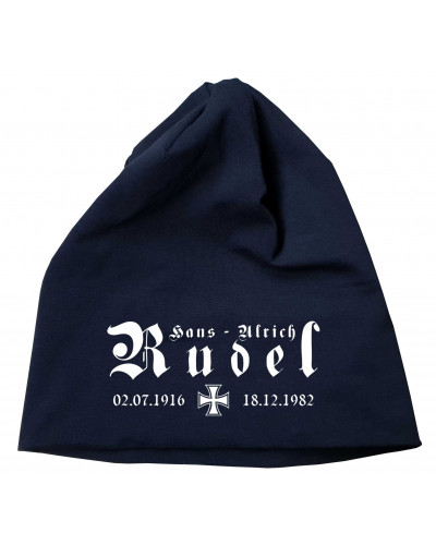 Bestickter Beanie "Frowe" (Hans - Ulrich Rudel, Kreuz)