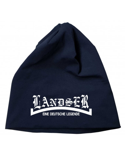 Bestickter Beanie "Frowe" (Landser, weiß)
