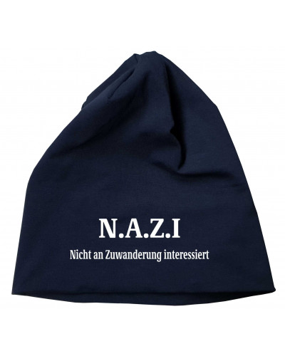Bestickter Beanie "Frowe" (Nazi nicht an Zuwanderung interessiert)