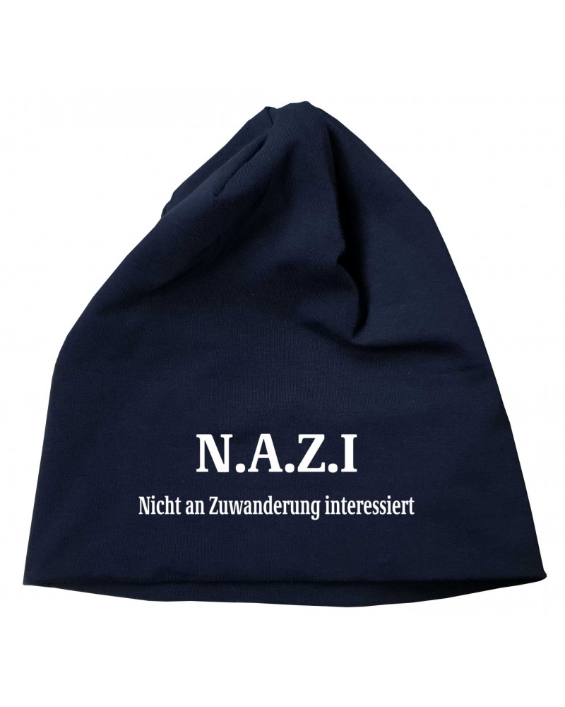Bestickter Beanie "Frowe" (Nazi nicht an Zuwanderung interessiert)