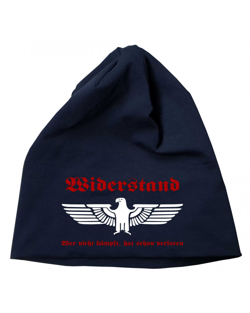 Bestickter Beanie "Frowe" (Widerstand, wer nicht kämpft hat verloren)