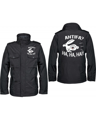 Bestickte Herren Jacke "Balder" (Antifa, ha ha ha)