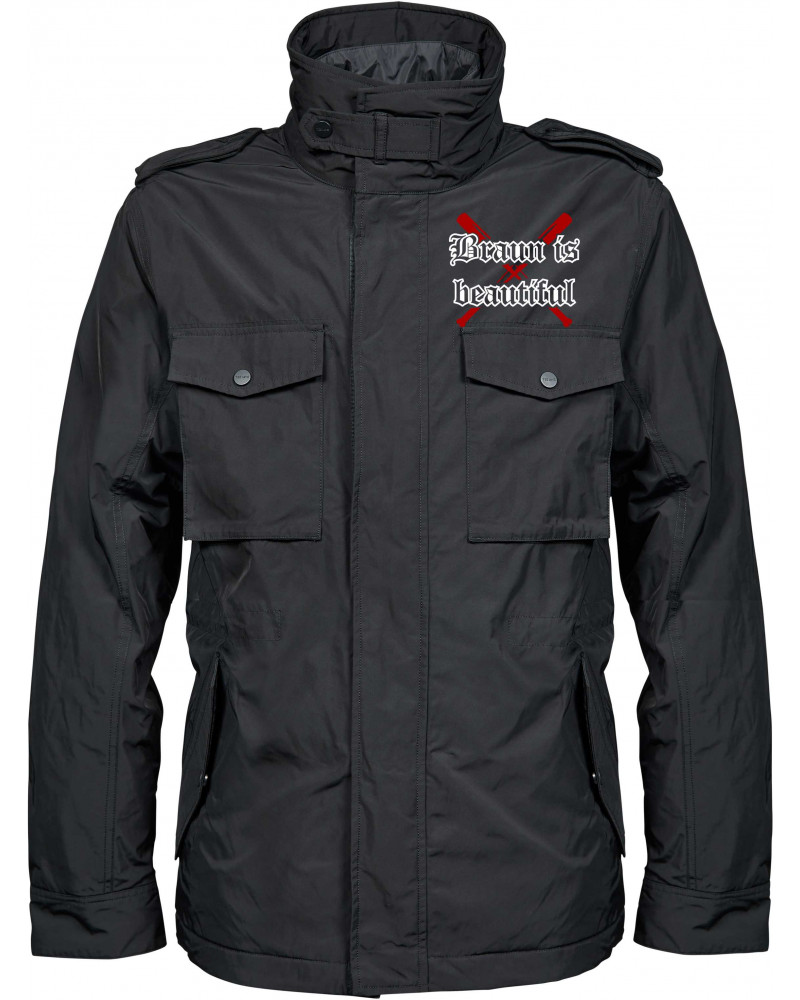 Bestickte Herren Jacke "Balder" (Braun is beautiful)