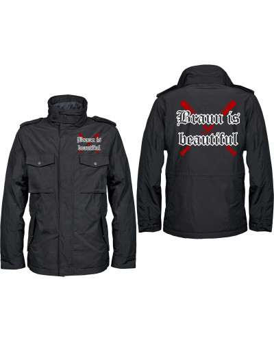 Bestickte Herren Jacke "Balder" (Braun is beautiful)