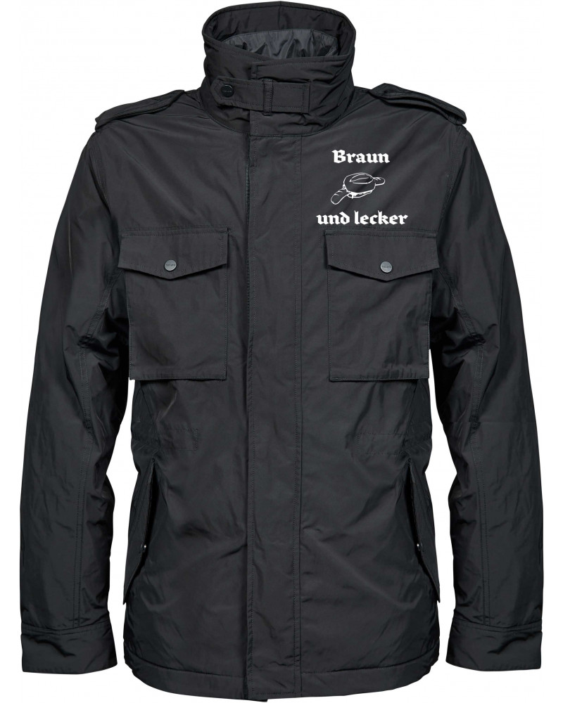 Bestickte Herren Jacke "Balder" (Braun und lecker)