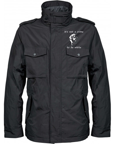 Bestickte Herren Jacke "Balder" (Its not a crime to be white)