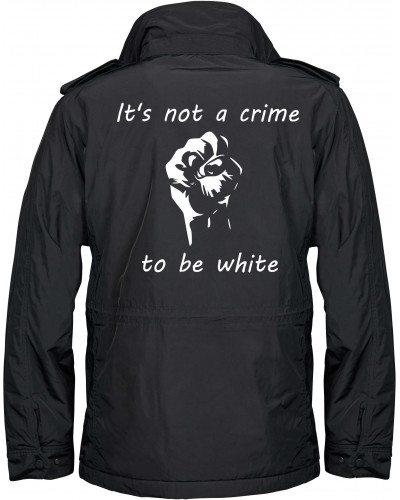 Bestickte Herren Jacke "Balder" (Its not a crime to be white)