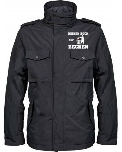 Bestickte Herren Jacke "Balder" (Keinen Bock auf Zecken)