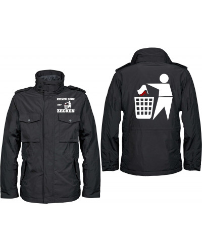 Bestickte Herren Jacke "Balder" (Keinen Bock auf Zecken)