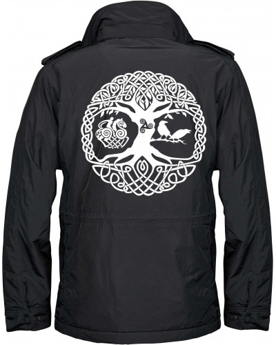 Bestickte Herren Jacke "Balder" (Lebensbaum)