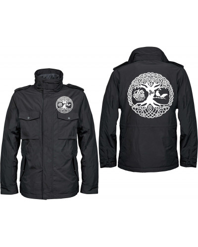 Bestickte Herren Jacke "Balder" (Lebensbaum)