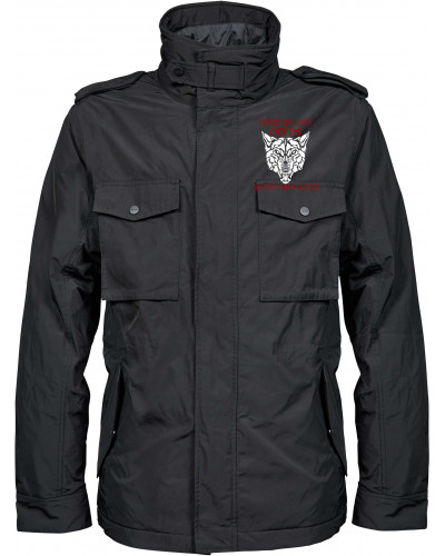 Bestickte Herren Jacke "Balder" (Lieber ein Wolf Odins als ein Lamm Gottes)