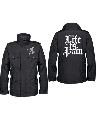 Bestickte Herren Jacke "Balder" (Life is Pain)