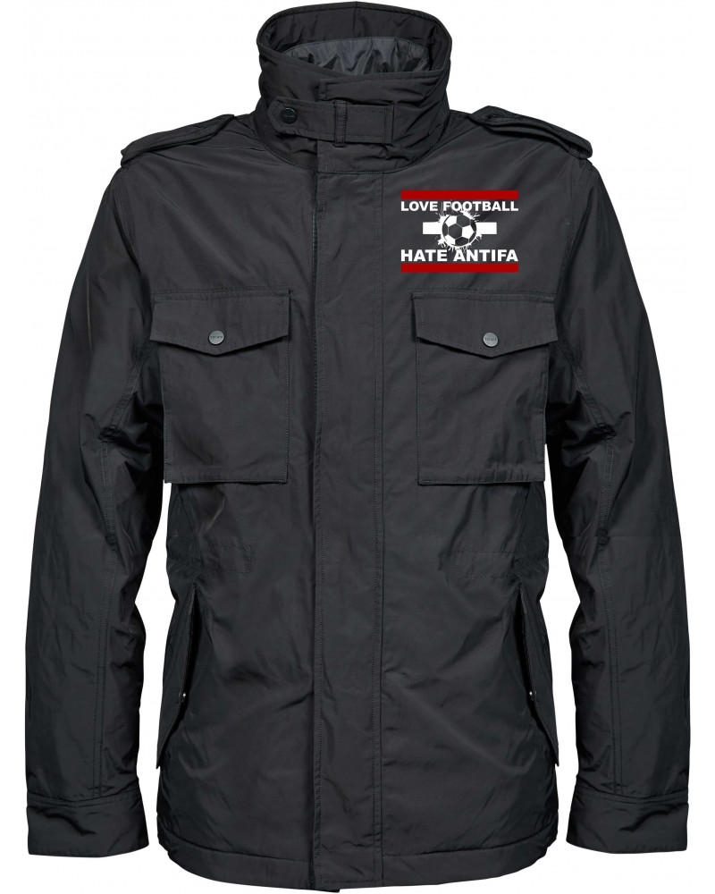 Bestickte Herren Jacke "Balder" (Love Football hate Antifa)