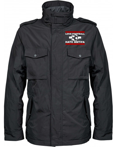 Bestickte Herren Jacke "Balder" (Love Football hate Antifa)