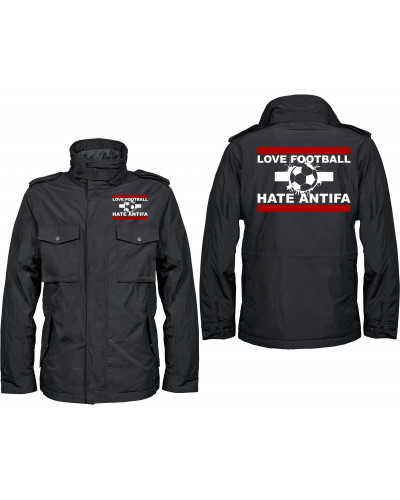 Bestickte Herren Jacke "Balder" (Love Football hate Antifa)