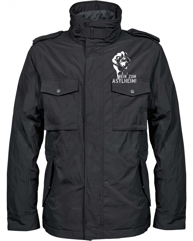 Bestickte Herren Jacke "Balder" (Nein zum Asylheim)