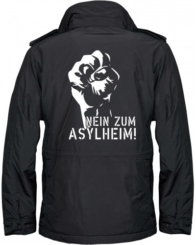 Bestickte Herren Jacke "Balder" (Nein zum Asylheim)