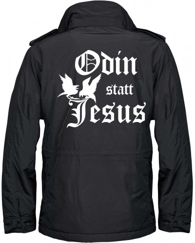 Bestickte Herren Jacke "Balder" (Odin statt Jesus)