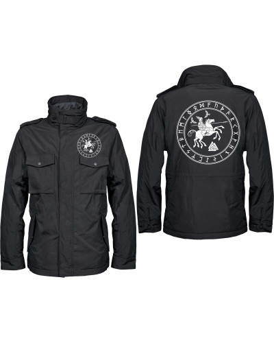 Bestickte Herren Jacke "Balder" (Odin und Sleipnir)