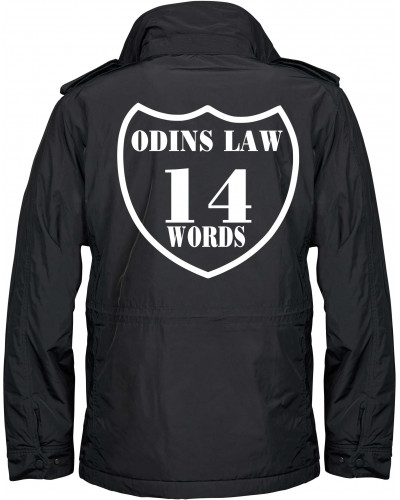Bestickte Herren Jacke "Balder" (Odins law)
