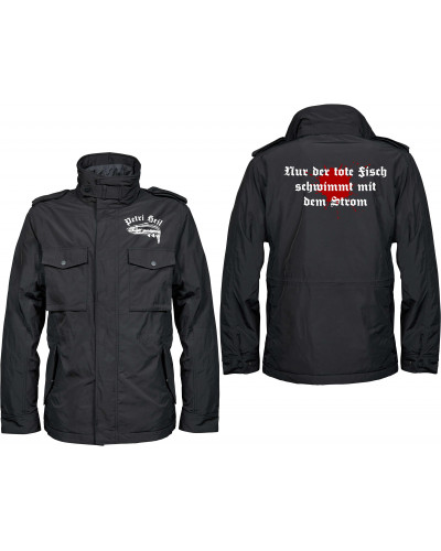 Bestickte Herren Jacke "Balder" (Petri Heil)