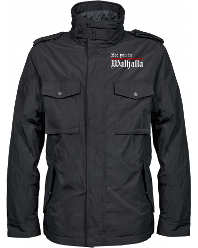 Bestickte Herren Jacke "Balder" (See you in Walhalla, Strich)