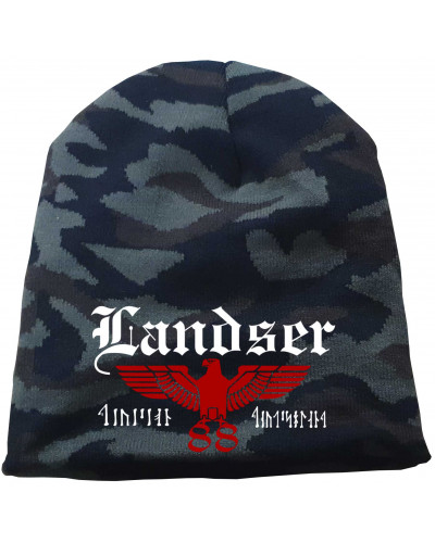 Bestickter Beanie "Camo" (Landser, Adler 88)
