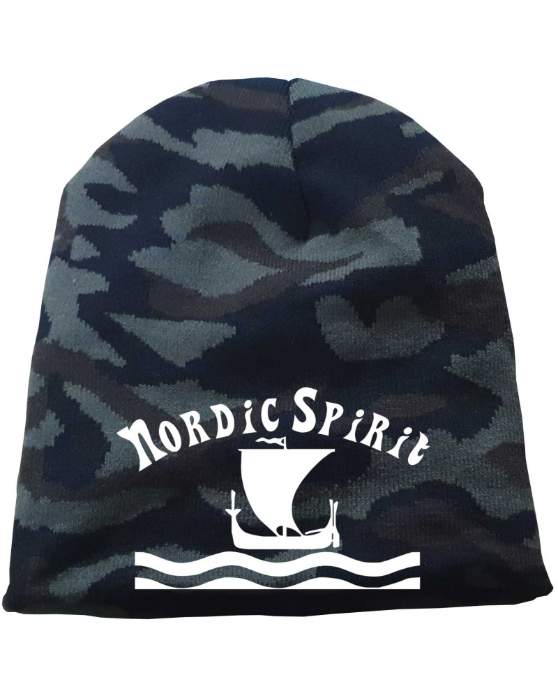 Bestickter Beanie "Camo" (Nordic Spirit)