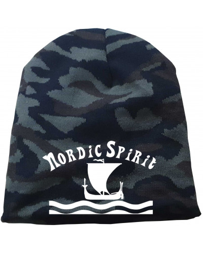Bestickter Beanie "Camo" (Nordic Spirit)
