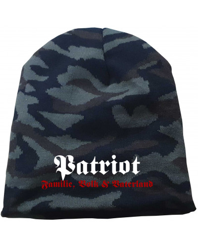 Bestickter Beanie "Camo" (Patriot)