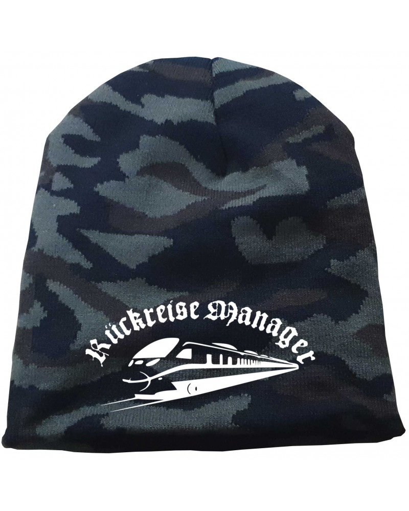 Bestickter Beanie "Camo" (Rückreisemanager)