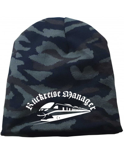 Bestickter Beanie "Camo" (Rückreisemanager)