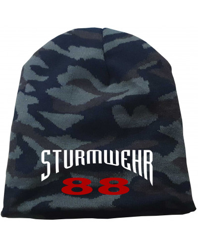 Bestickter Beanie "Camo" (Sturmwehr 88)