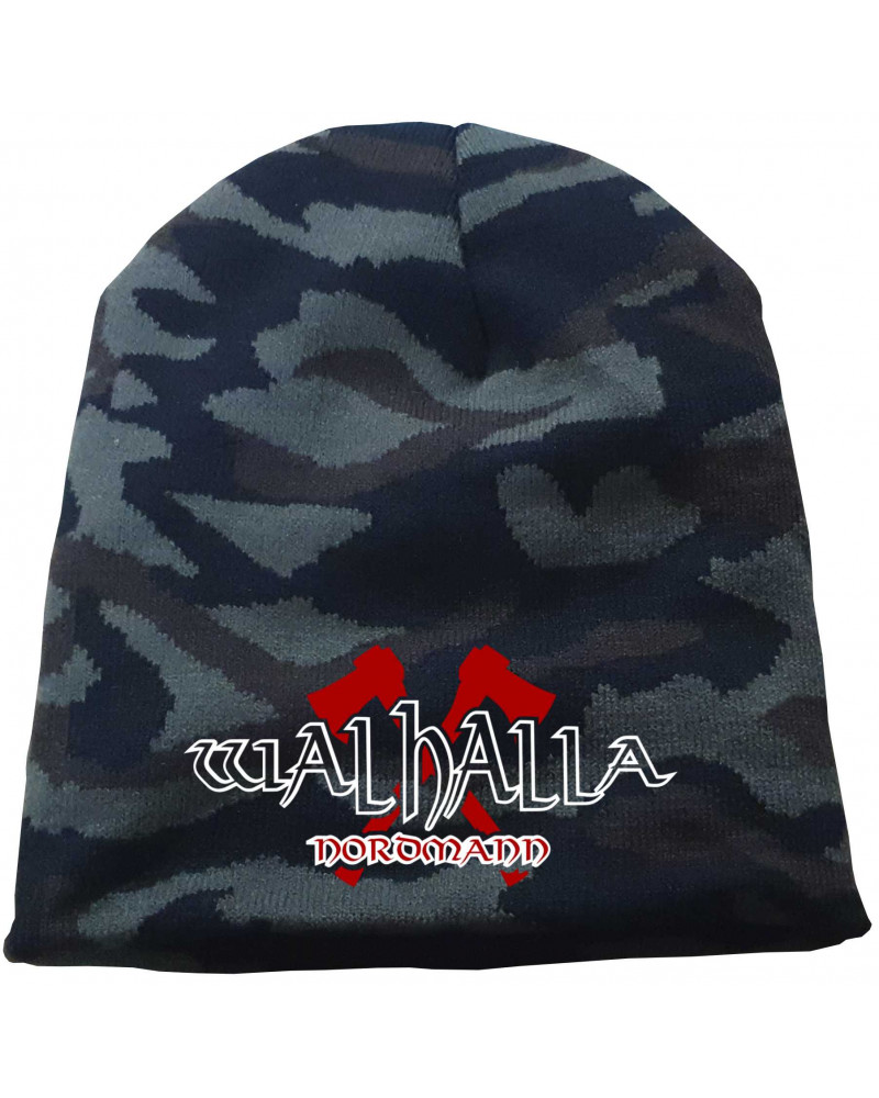 Bestickter Beanie "Camo" (Walhalla, Nordmann)