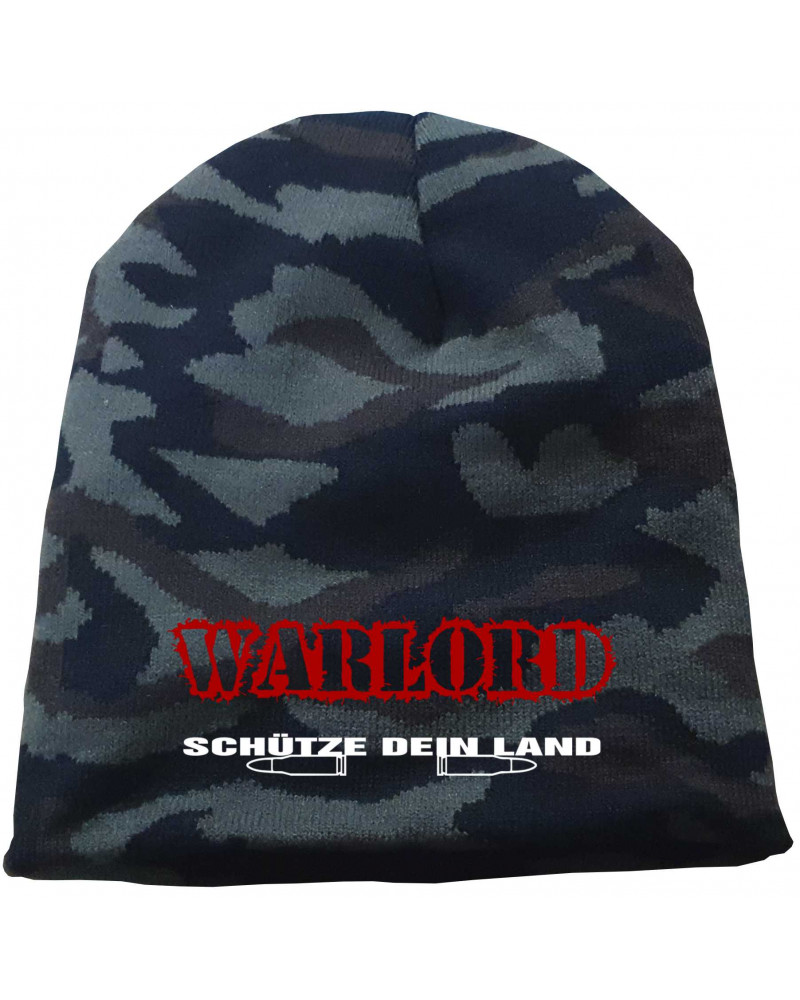 Bestickter Beanie "Camo" (Warlord, schütze dein Land)