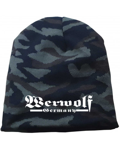 Bestickter Beanie "Camo" (Werwolf Germany ohne Wolf)
