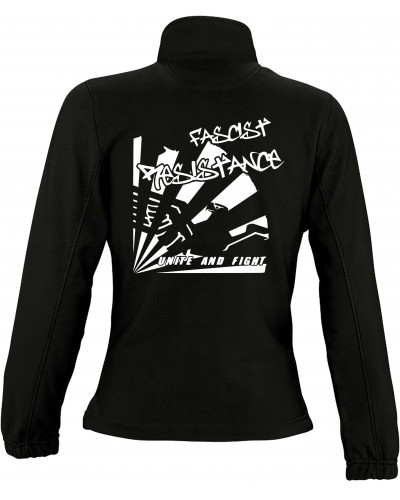 Damen Fleecejacke (Fascist Resistance)