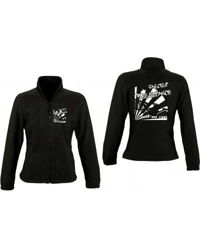 Damen Fleecejacke (Fascist Resistance)