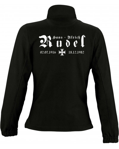 Damen Fleecejacke (Hans - Ulrich Rudel, Kreuz)