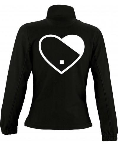 Damen Fleecejacke (Herz)