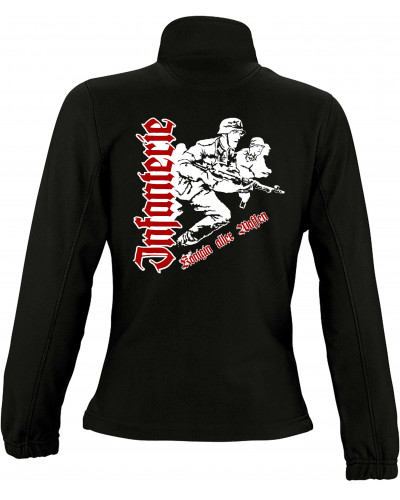 Damen Fleecejacke (Infanterie, Königin aller Waffen)