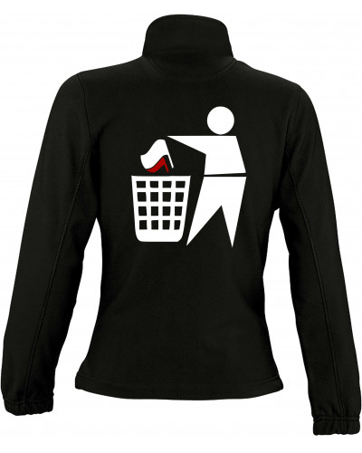 Damen Fleecejacke (Keinen Bock auf Zecken)