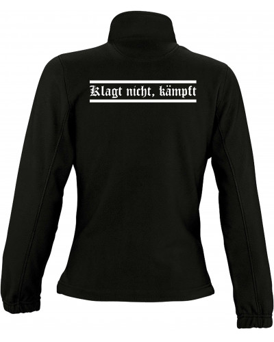 Damen Fleecejacke (Klagt nicht kämpft)
